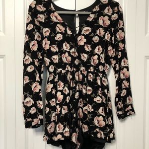 FLORAL ROMPER